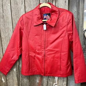 Red Leather Jacket